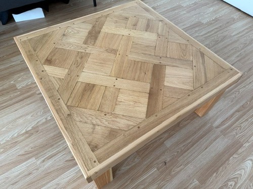 Solid oak coffee table - solid,