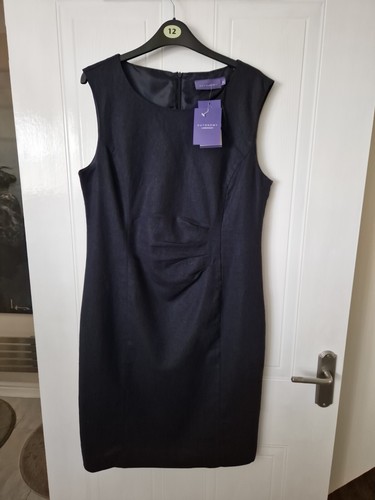 Womens navy lined shift - navy,