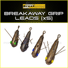 BREAKAWAY GRIP LEADS - ALL SIZES (x5) - NEW - SEA FISHING WEIGHTS