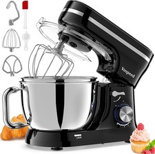 Stand Food Cake Mixer Dough Blender Beater, 1000w Electric With Accessories-used
