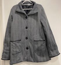 Ladies Jacket 18 Grey Buttons