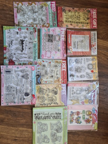 Joblot clear stamps - of,