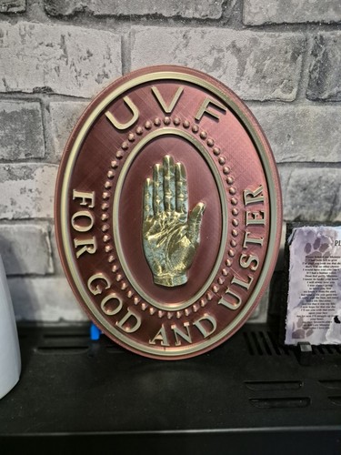 Ulster volunteer force - force, oval