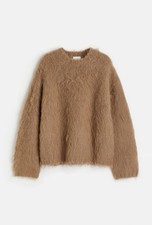 H&M Oversized Jumper in Dark Beige
