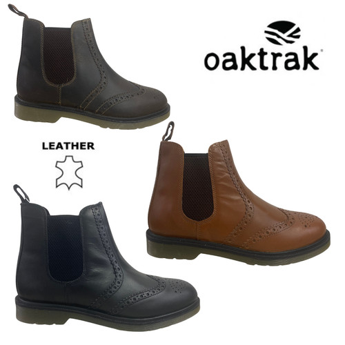 Mens oaktrak leather chelsea - mens,
