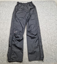 Berghaus Trousers Mens Small Black AQ2 Rain Pants Walking Hiking Venting Trek