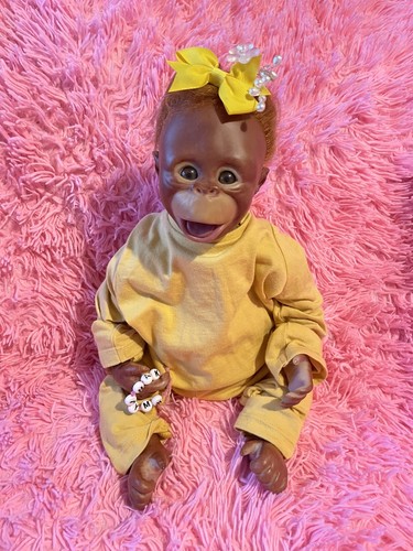 Reborn chimp monkey baby - chimp,