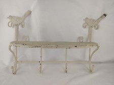 Metal Birds Chippy Wall Shelf