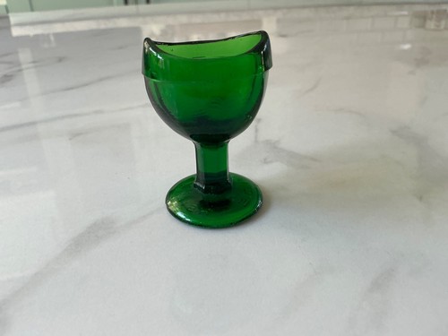 Vintage dark green glass - vintage,