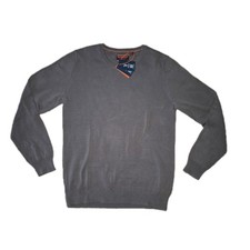 Superdry Lighweight Knit Sweatshirt In Plum Grey Colour Size Large Brand New