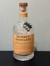 Monkey Shoulder Scotch Whisky Bottle (Empty) - Batch 27 - Smooth and Rich- 700ml