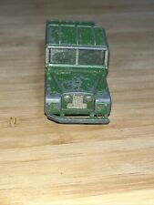 Corgi Toys 3.8” Green LAND ROVER 109” WB Brown CANOPY Missing #103