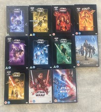 STAR WARS COMPLETE 11 MOVIE COLLECTION Boxset (DVD) 1 2 3 4 5 6 7 8 9 Solo New