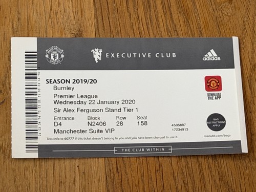Ticket 2019 manchester - ticket,