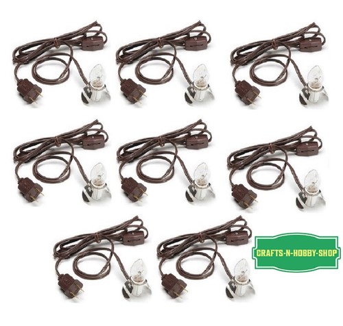 Lot led bulbs - 8, brown