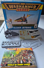 Classic Warhammer 40K Eldar Jetbike from 1996 with Transfer & Stickers
