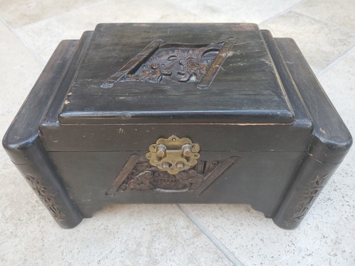 Large antique chinese wooden - chinese,
