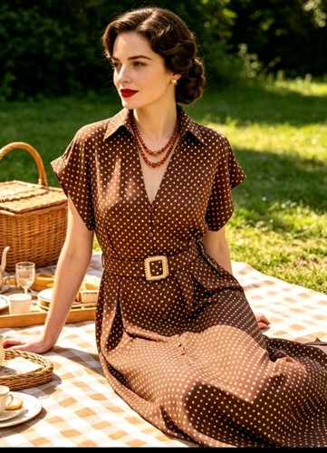Vintage 1930s 1940s style - 1930s,