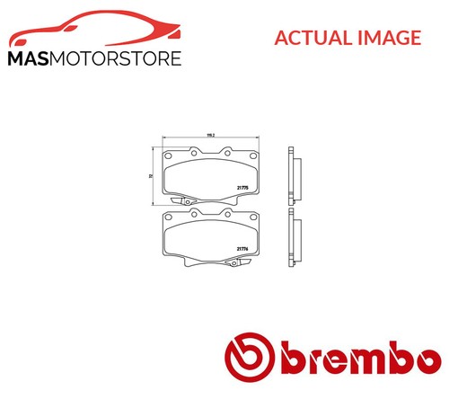 Brake pads set braking - set, pad