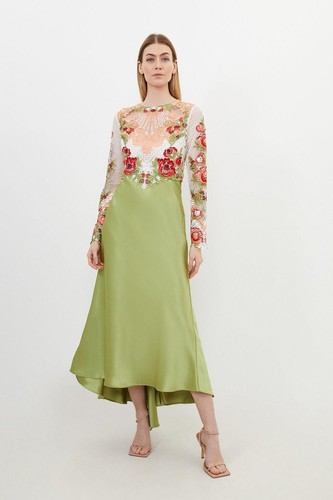 Karen millen maxi dress uk6 - maxi, in