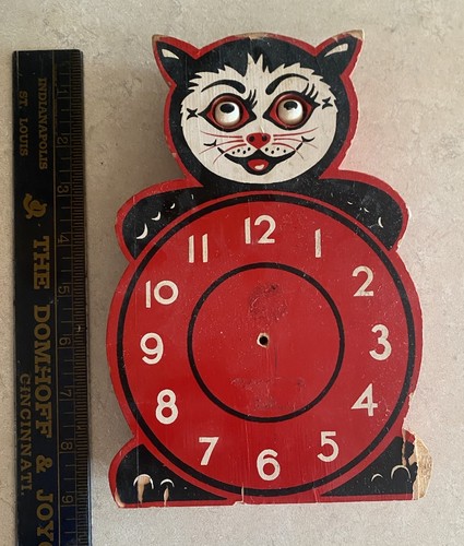 Vtg mcm kit cat cuckoo - mcm,