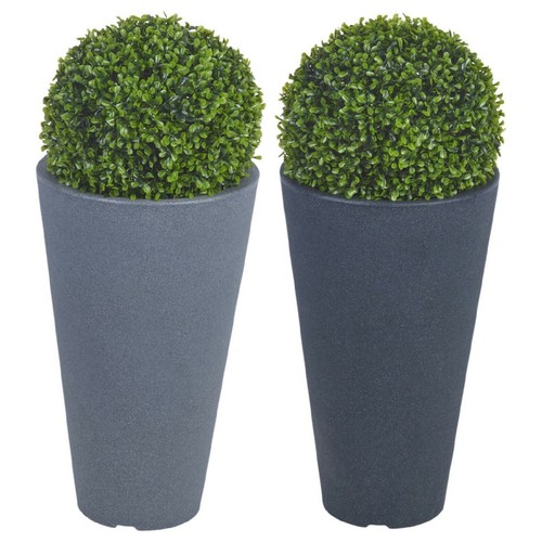 Concrete effect planter - concrete,
