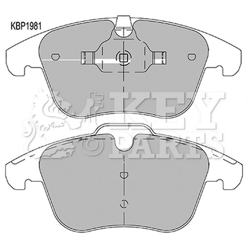 Brake pads set - for, ford