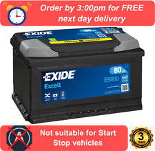 EB800 Exide Excell Car Battery W115SE 115 Type Audi A5 1.8 TFSI 170 8T 2007-2017