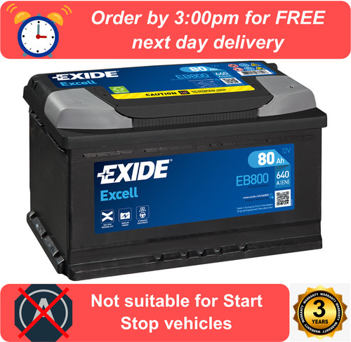 Eeb800 exide excell car - excell,