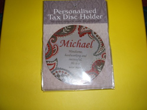 Tax disc holder - ...tax,