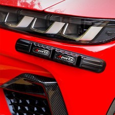 2pcs Carbon Fiber Car Bumper Guard Scratch Protector Trim Cover Car Accessories