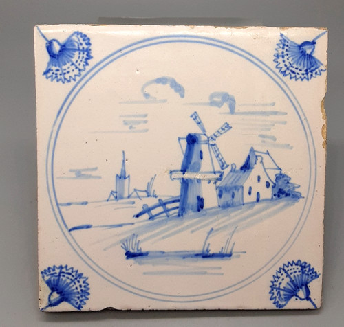 Antique dutch delft blue - antique, &