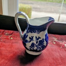Vintage blue white - blue, willow