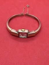 Vintage Rare Solid 9ct Yellow Gold Zenith Bracelet Watch Working No Scrap 17gr