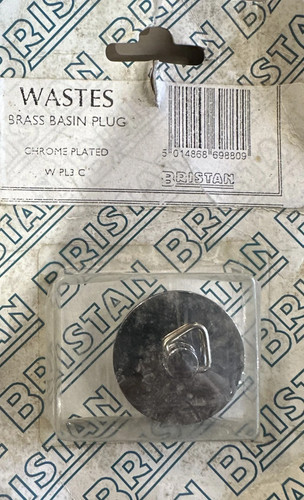 Bristain spare brass plug - brass,