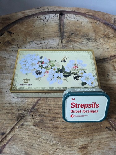 Vintage decorative floral - decorative, tin