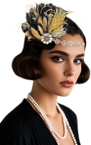 Babeyond 1920s flapper feather - babeyond,