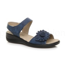 WOMENS LADIES LOW WEDGE HEEL
