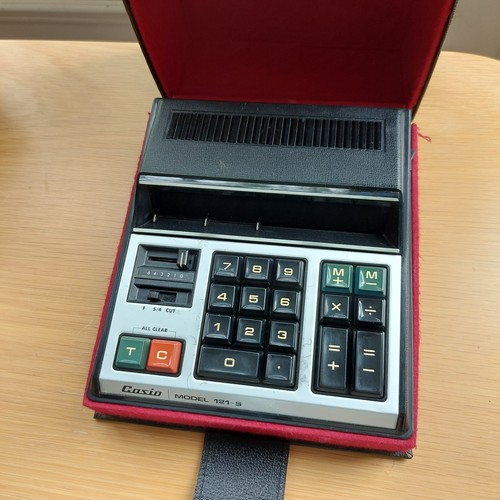 Casio 121 vintage calculator - casio,