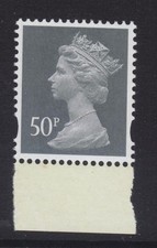 U3077 UG231  50p Slate-blue