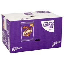 Cadbury Chocolate Eclairs Bag 130g x 12 Pack Tracked Delivery
