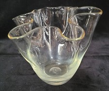Vintage MCM handkerchief vase