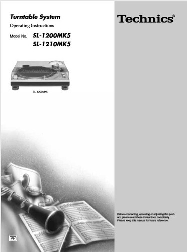 Technics turntable 1200mk5 - technics,