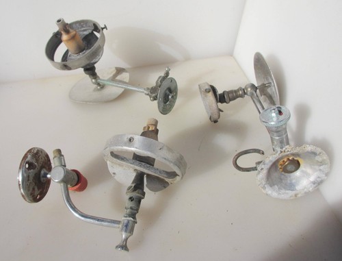 Antique metal gas wall lights - antique,