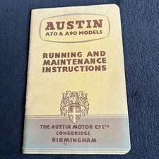 Austin A70 & A90 Running and