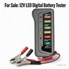 12V LED Digital Battery &