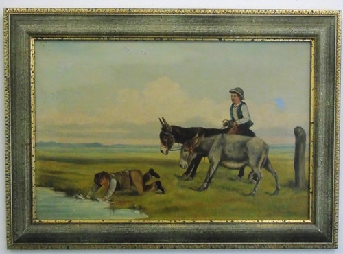 19th century irish oil - irish,