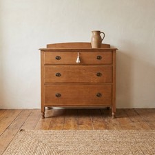 Antique oak chest - oak, drawers