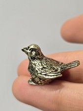 Solid brass wren bird - solid,