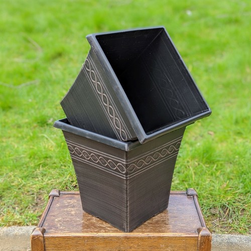 Square planter set - set, of